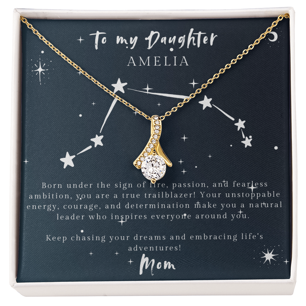 Aries Alluring Beauty Necklace – Gift for a Fearless Daughter