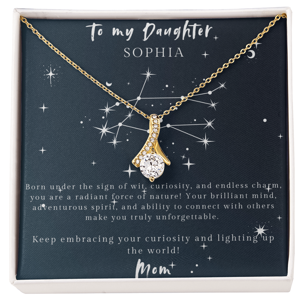 Gemini Alluring Beauty Necklace – Thoughtful Gift for Daughter