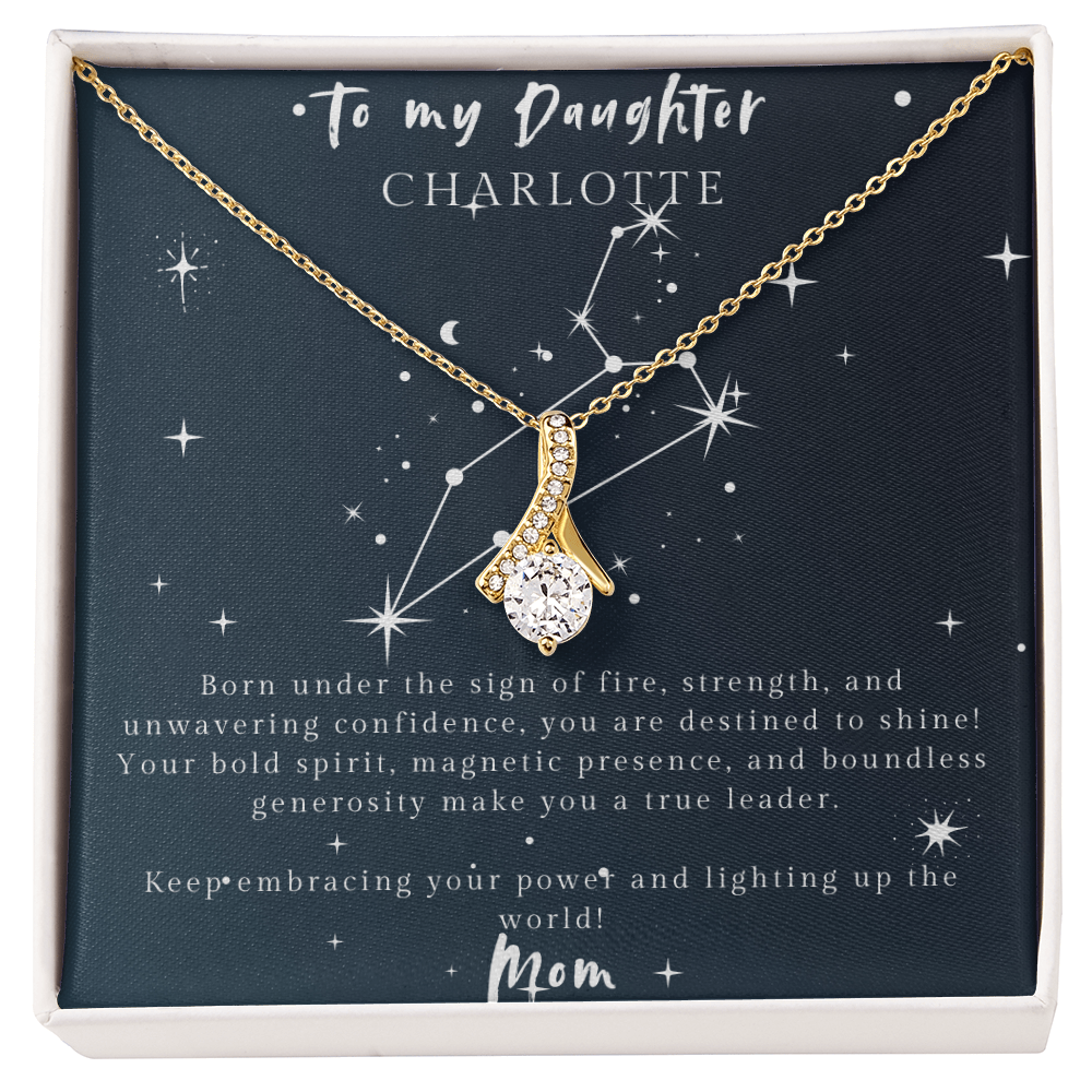 Leo Alluring Beauty Necklace – Dazzling Gift for Daughter