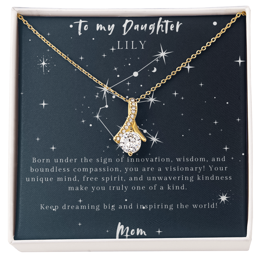 Aquarius Alluring Beauty Necklace – Unique Gift for Daughter