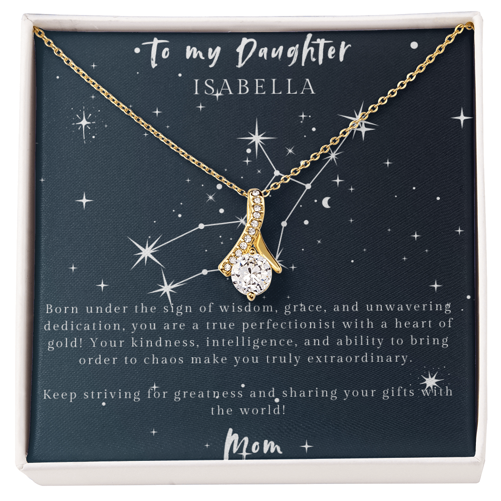 Virgo Alluring Beauty Necklace – Meaningful Gift for Daughter