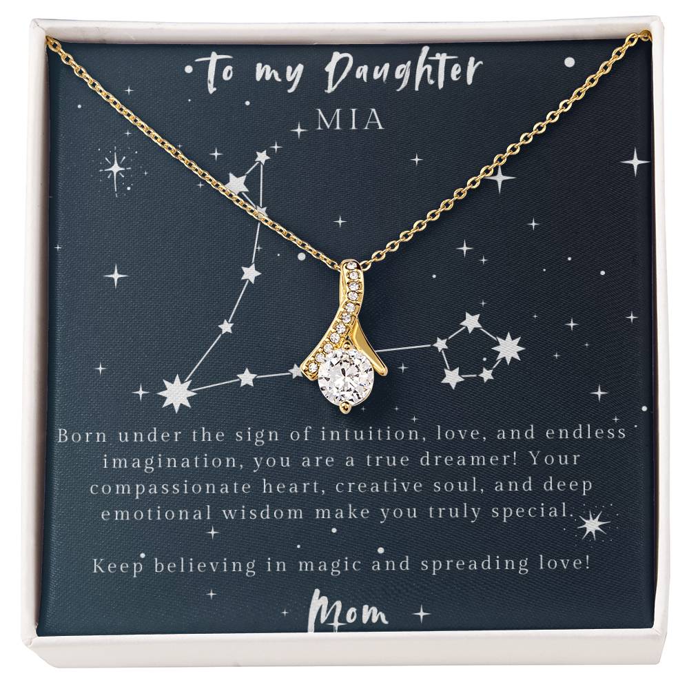 Pisces Alluring Beauty Necklace – Dreamy Gift for Daughter