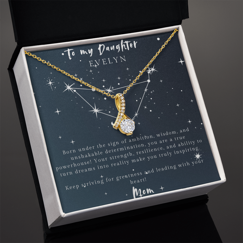 Capricorn Alluring Beauty Necklace – Motivational Gift for Daughter