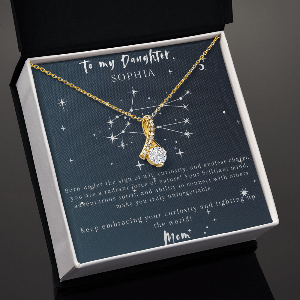 Gemini Alluring Beauty Necklace – Thoughtful Gift for Daughter