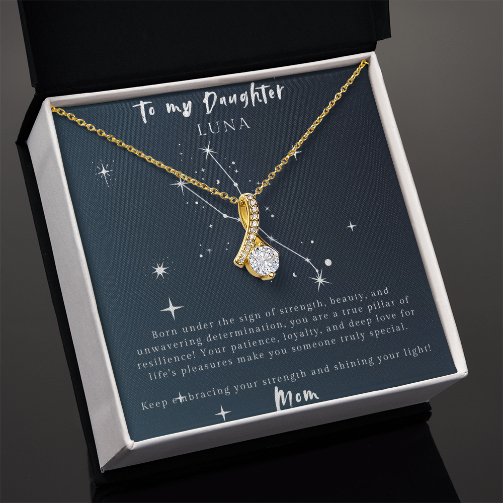 Taurus Alluring Beauty Necklace – Elegant Gift for Daughter