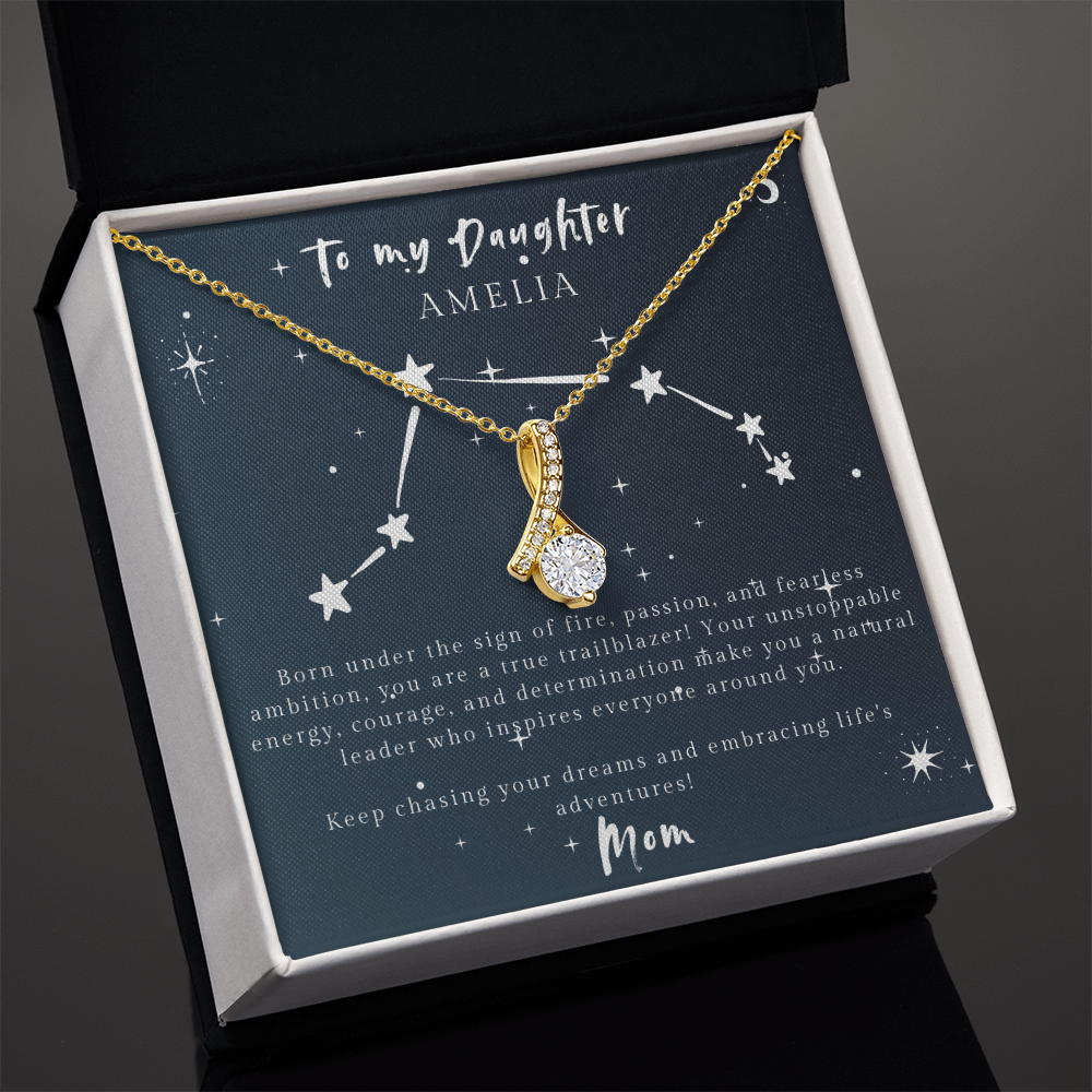 Aries Alluring Beauty Necklace – Gift for a Fearless Daughter