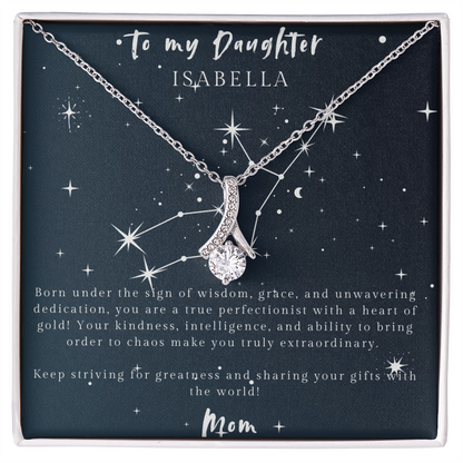 Virgo Alluring Beauty Necklace – Meaningful Gift for Daughter