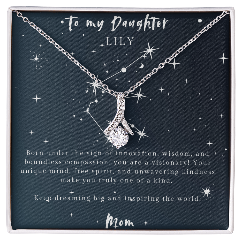 Aquarius Alluring Beauty Necklace – Unique Gift for Daughter