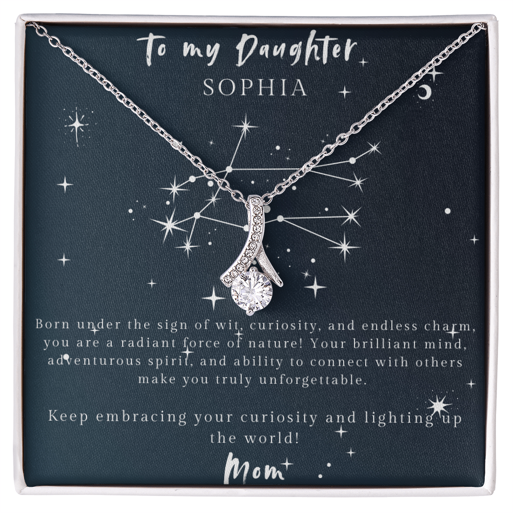 Gemini Alluring Beauty Necklace – Thoughtful Gift for Daughter