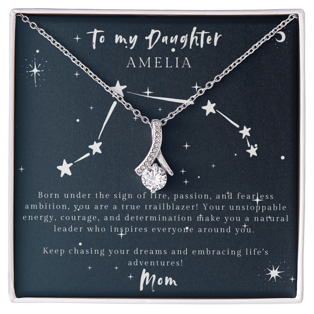 Aries Alluring Beauty Necklace – Gift for a Fearless Daughter