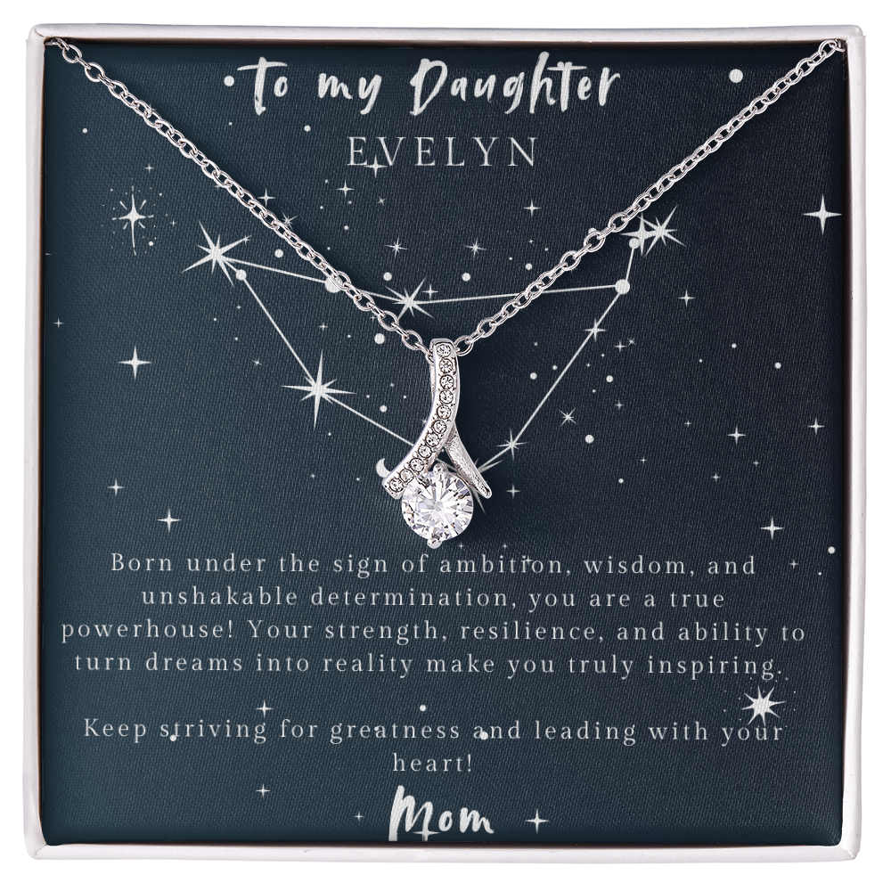 Capricorn Alluring Beauty Necklace – Motivational Gift for Daughter