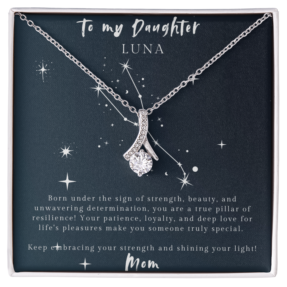 Taurus Alluring Beauty Necklace – Elegant Gift for Daughter