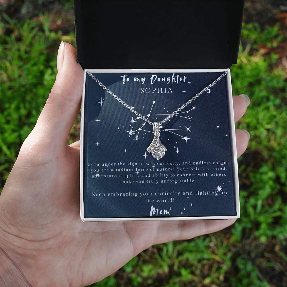 Gemini Alluring Beauty Necklace – Thoughtful Gift for Daughter