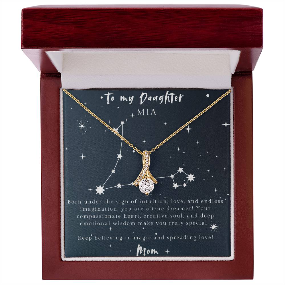 Pisces Alluring Beauty Necklace – Dreamy Gift for Daughter