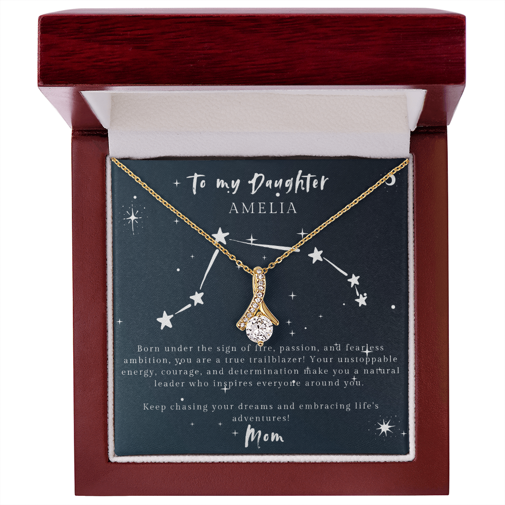 Aries Alluring Beauty Necklace – Gift for a Fearless Daughter