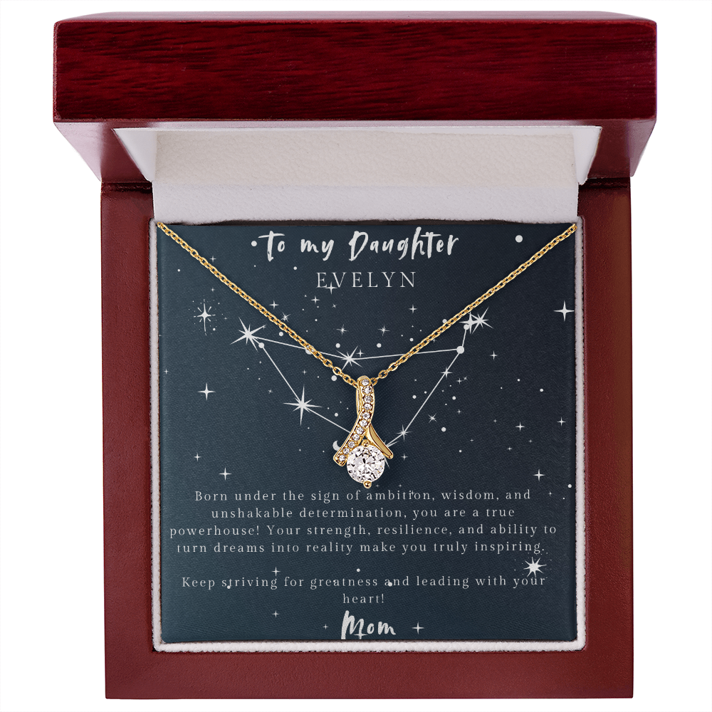 Capricorn Alluring Beauty Necklace – Motivational Gift for Daughter