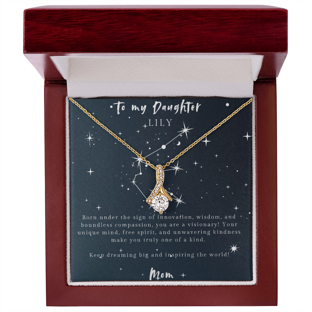 Aquarius Alluring Beauty Necklace – Unique Gift for Daughter