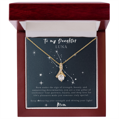 Taurus Alluring Beauty Necklace – Elegant Gift for Daughter