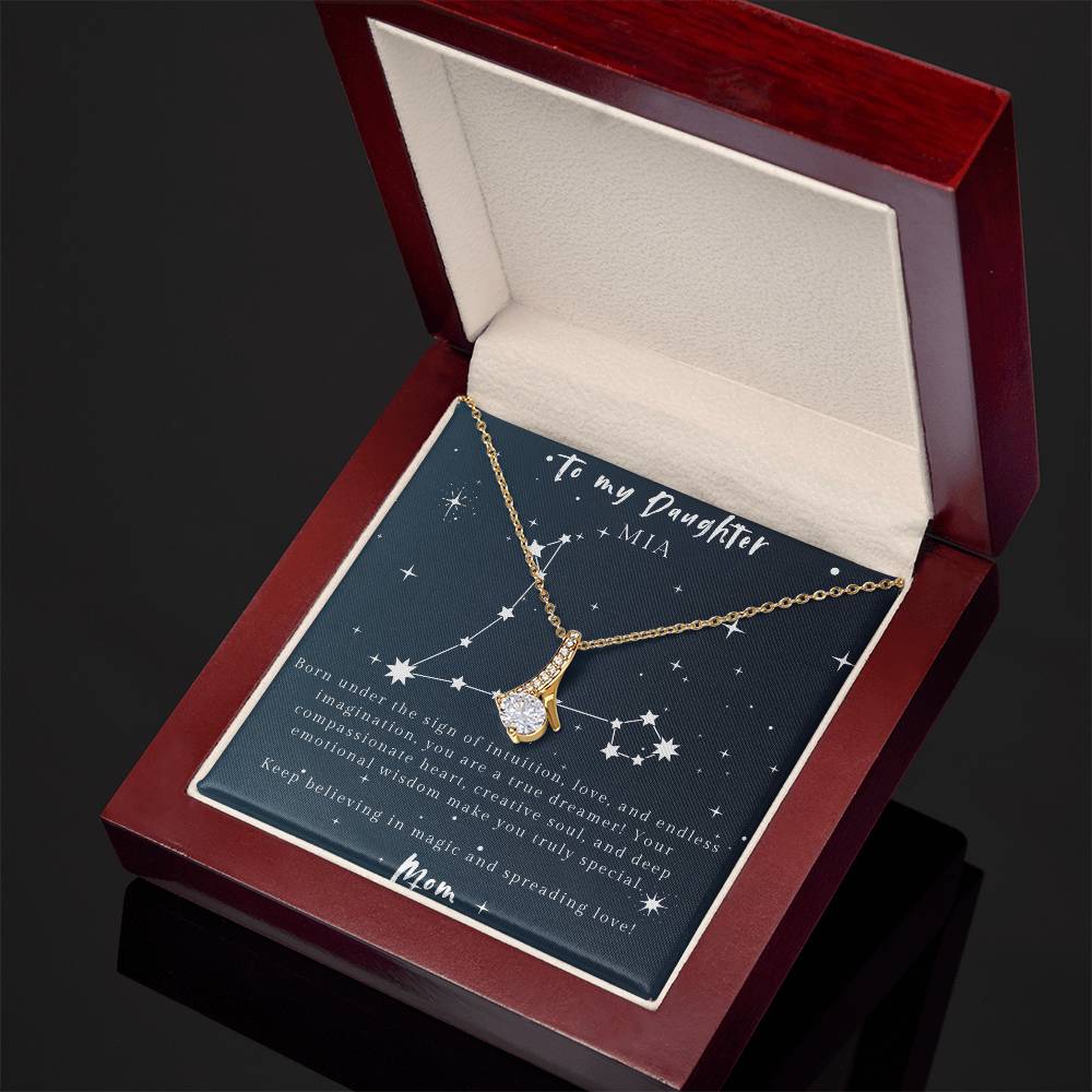 Pisces Alluring Beauty Necklace – Dreamy Gift for Daughter